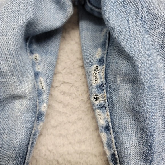 Rock & Republic Jeans Womens 12 Blue Denim Distressed Indee Thrashed Grunge - Picture 6 of 16